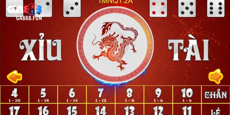 Cách chơi tài xỉu online GA888 chi tiết