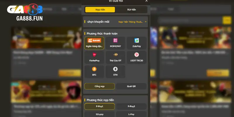 Chuyển khoản nhanh chóng thông qua ngân hàng