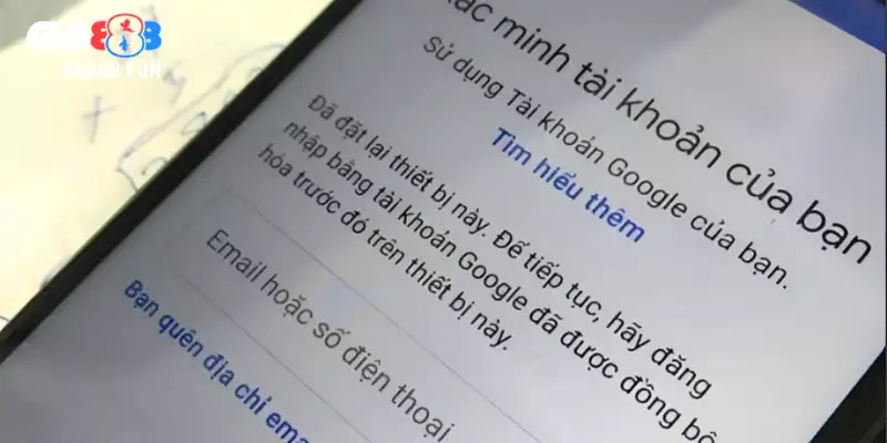 Hoàn thành xác minh tài khoản hợp lý