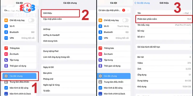 Kiểm tra phiên bản iOS khi tải app GA888